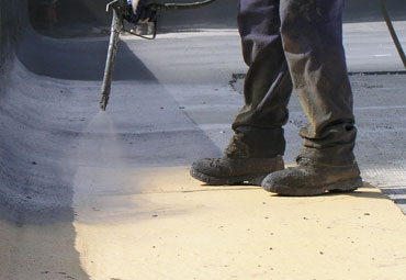 Coating systems over Anchorage spray foam roof systems